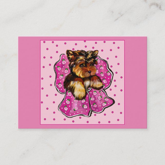 Yorkie Poo Business Card (Front)