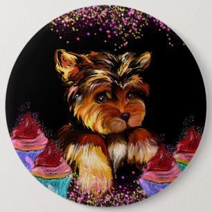 Yorkie Poo Button