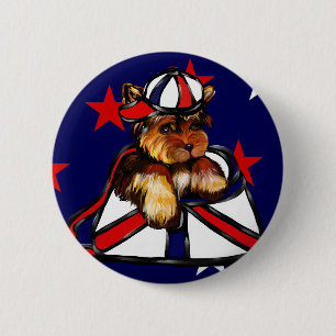 YORKIE POO BUTTON