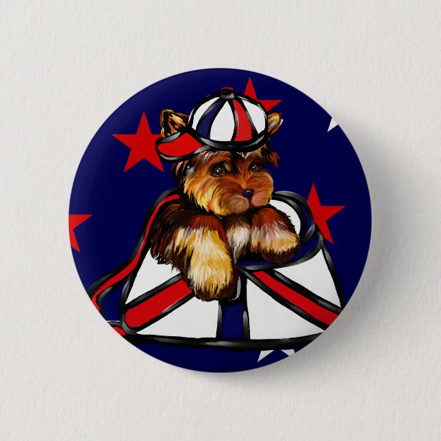 YORKIE POO BUTTON (Front)
