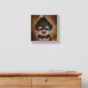 Yorkie Poo Canvas Photo Tile