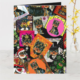 YORKIE POO CARD