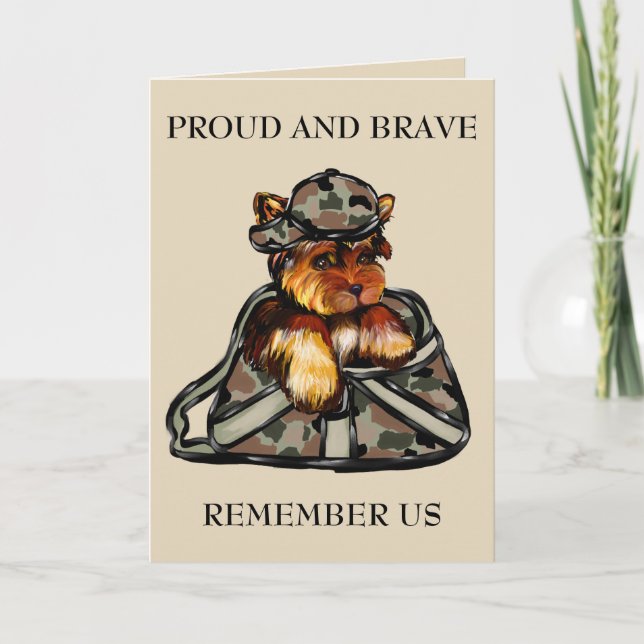 YORKIE POO CARD (Front)