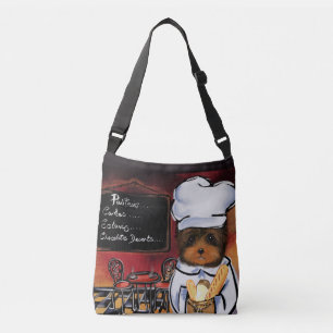 YORKIE POO   CHEF   CROSSBODY BAG