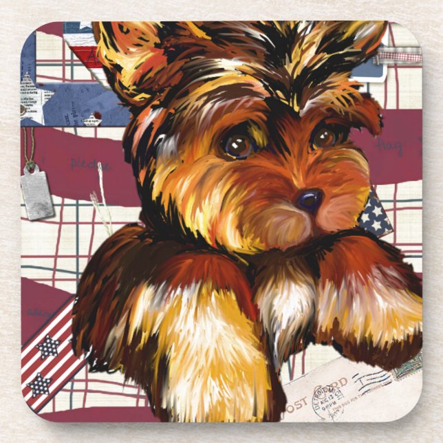 YORKIE POO COASTER (Front)