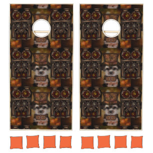 Yorkie Poo Cornhole Set