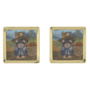 Yorkie Poo Cufflinks