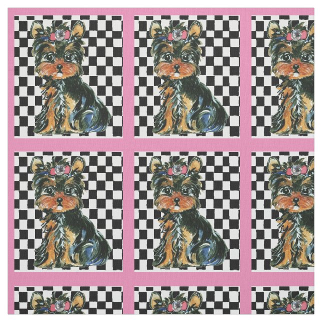 YORKIE POO FABRIC (Swatch)