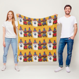 Yorkie Poo  Fleece Blanket