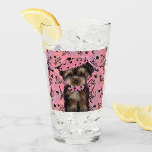YORKIE POO           GLASS