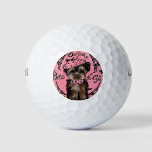 YORKIE POO           GOLF BALLS