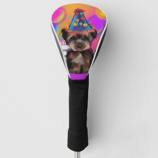 YORKIE POO           GOLF HEAD COVER (Front)