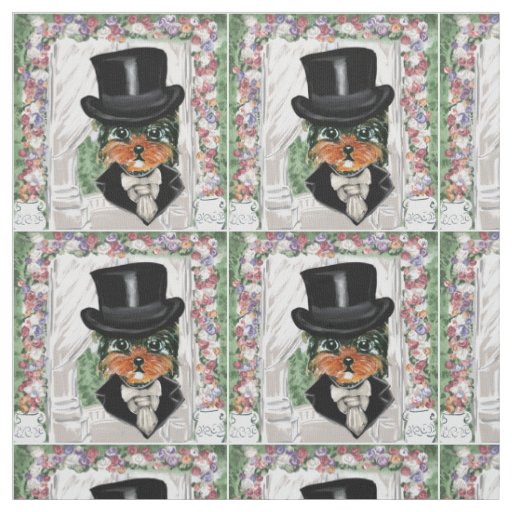 Yorkie Poo Groom Fabric
