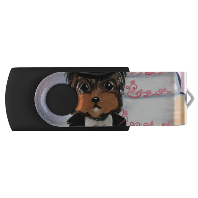 Yorkie poo Groom Flash Drive (Front)