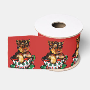 Yorkie Poo Grosgrain Ribbon