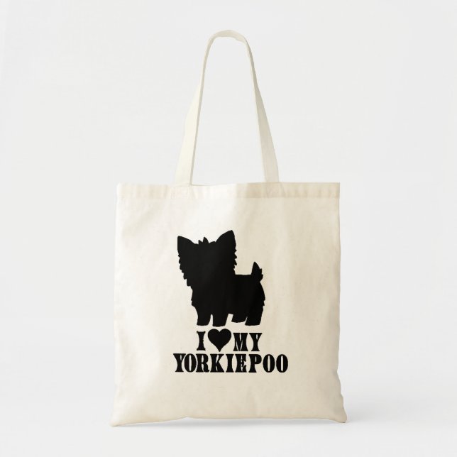 Yorkie Poo - I love My Yorkie Poo Tote Bag (Front)