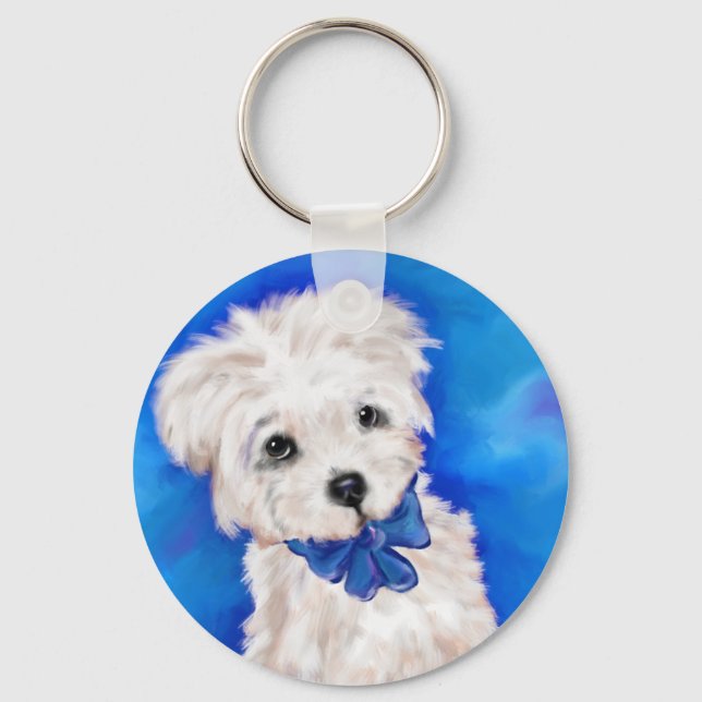 YORKIE POO KEYCHAIN (Front)