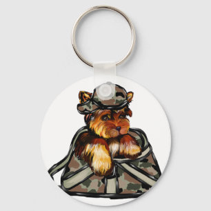 YORKIE POO KEYCHAIN