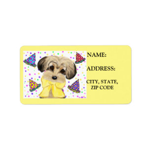 YORKIE POO LABEL