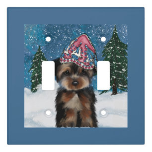 YORKIE POO LIGHT SWITCH COVER