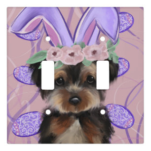 Yorkie Poo Light Switch Cover