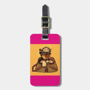 YORKIE POO LUGGAGE TAG