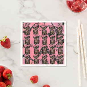 YORKIE POO            NAPKINS