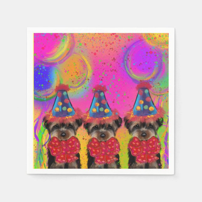 Yorkie Poo Napkins (Front)