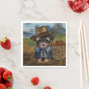 Yorkie Poo Napkins