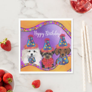 Yorkie Poo Napkins