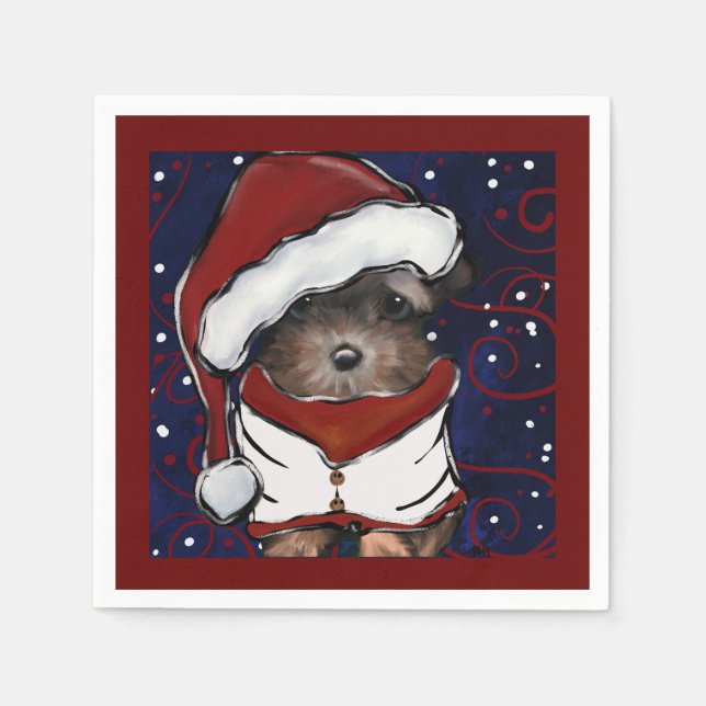 Yorkie Poo Napkins (Front)