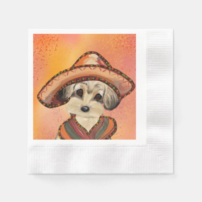 YORKIE POO NAPKINS (Front)