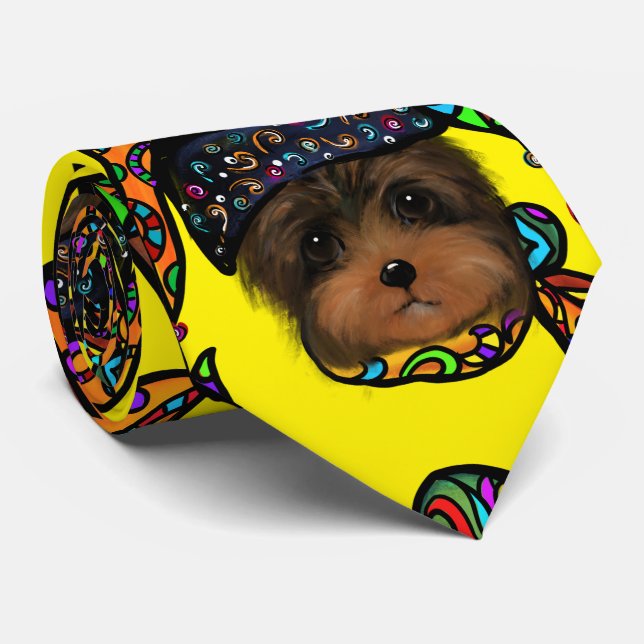 YORKIE POO      NECK TIE (Rolled)