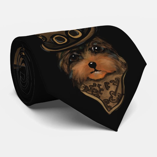 Yorkie Poo   Neck Tie (Rolled)