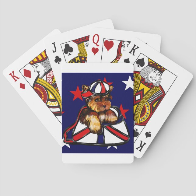 YORKIE POO POKER CARDS (Back)