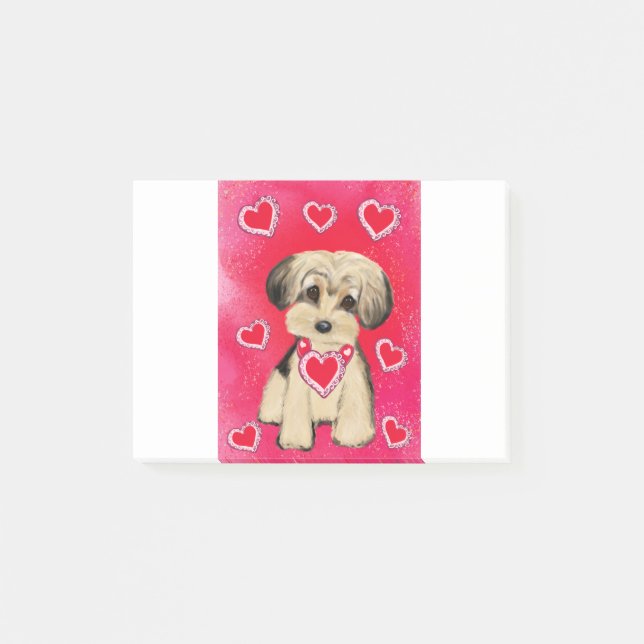 YORKIE POO POST-IT NOTES (Front)