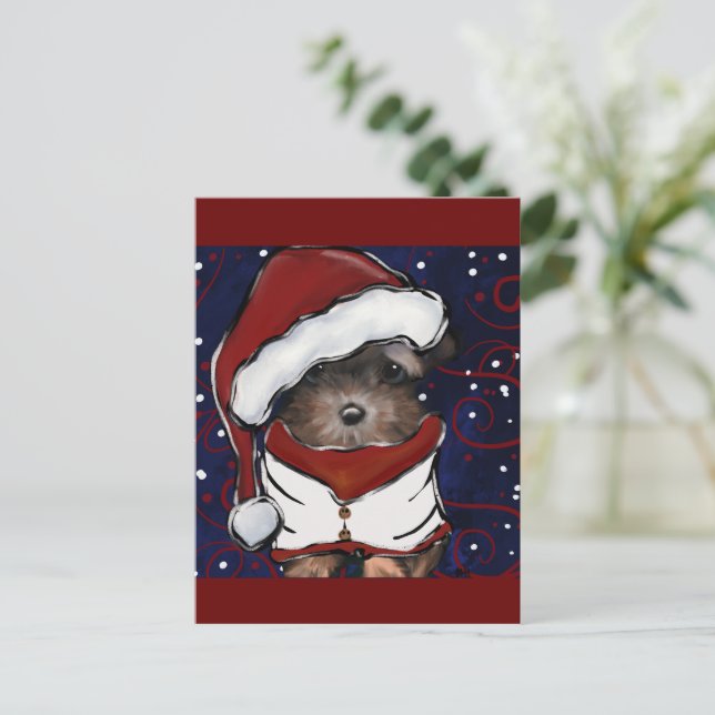 Yorkie Poo Postcard (Standing Front)