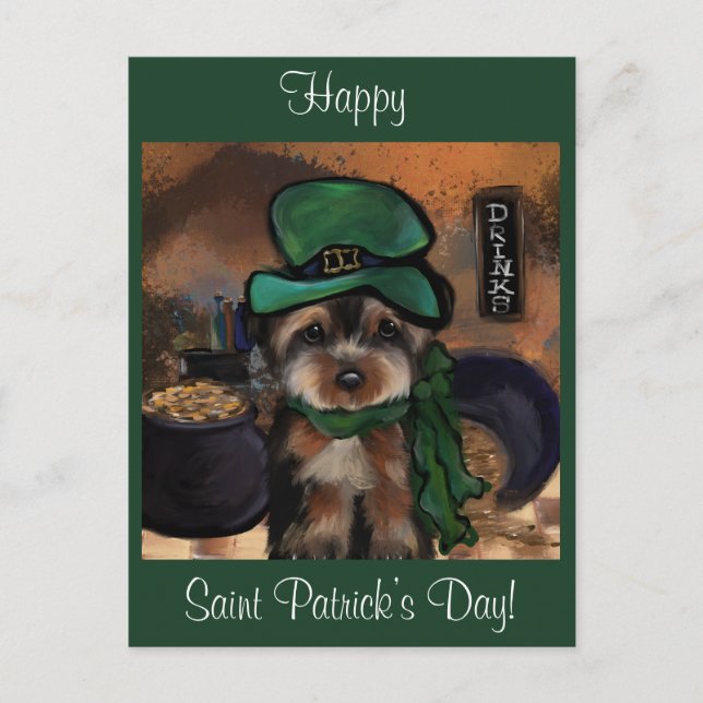 Yorkie  Poo Postcard (Front)