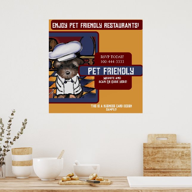 Yorkie Poo  Poster (Kitchen)