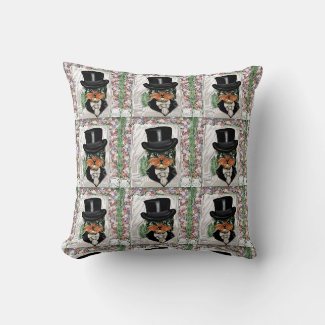 YORKIE POO THROW PILLOW (Front)