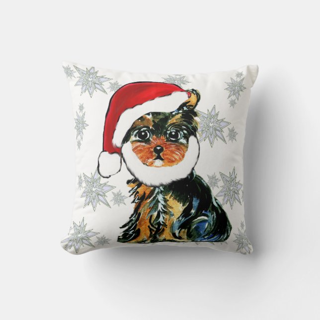 YORKIE POO THROW PILLOW (Front)