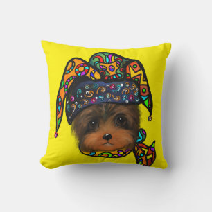 YORKIE POO          THROW PILLOW