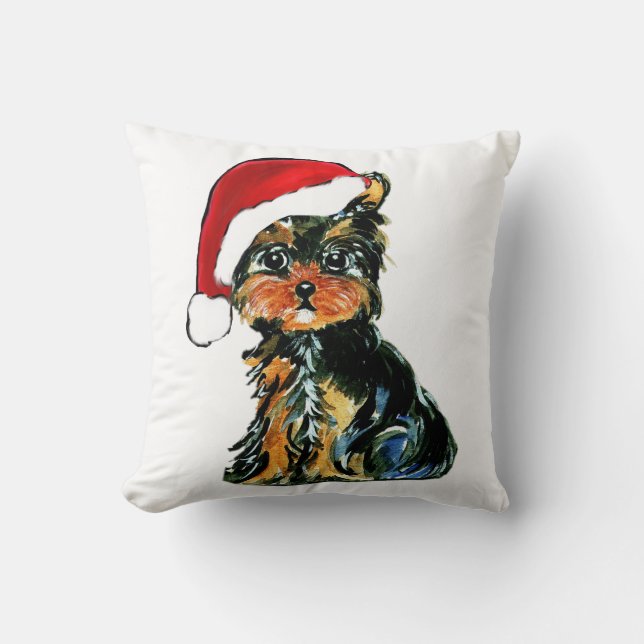 YORKIE POO THROW PILLOW (Front)