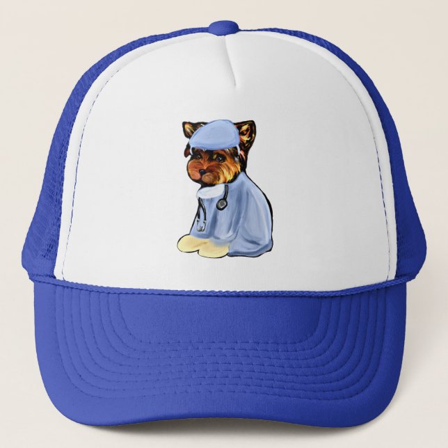 Yorkie Poo Trucker Hat (Front)