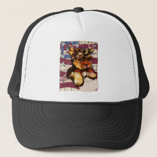 YORKIE POO TRUCKER HAT