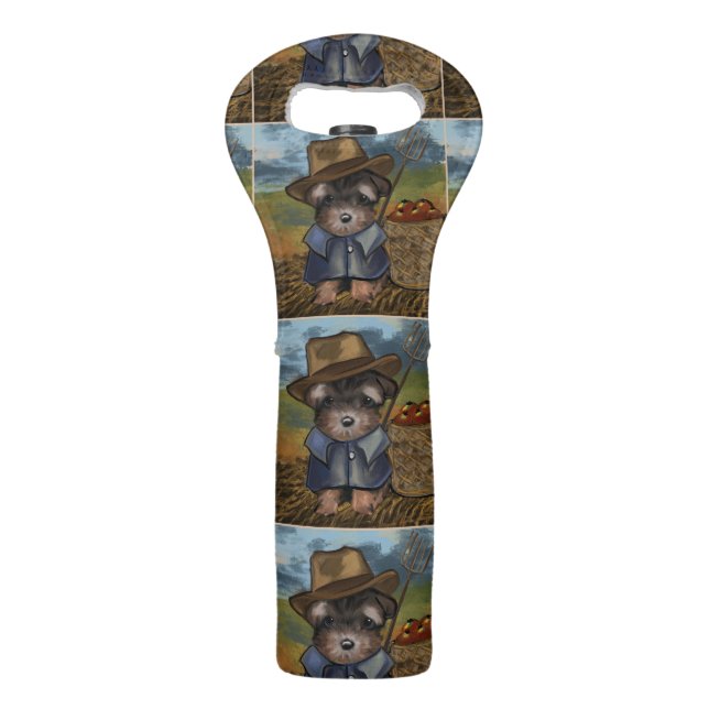 Yorkie Poo Wine Bag (Front)