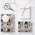 YORKIE POO WRAPPING PAPER SHEETS