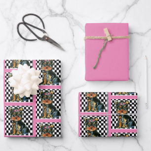 YORKIE POO WRAPPING PAPER SHEETS