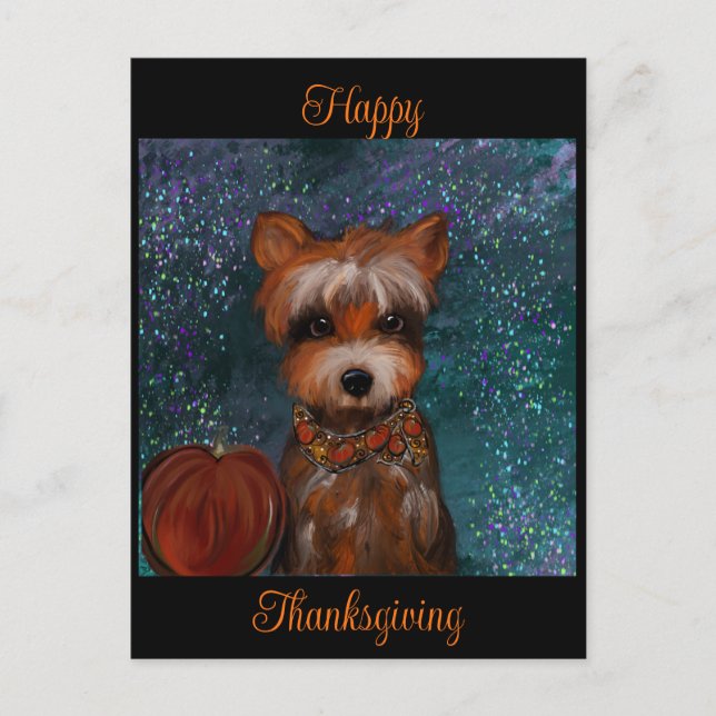 YORKIE        POSTCARD (Front)