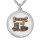 Yorkie Puppy Love Heart Custom Pendant Necklace